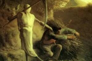 画家米勒死神与樵夫含义之谜，寓意人们珍惜眼前